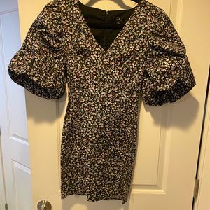 Size small lulus mini dress with puff sleeves